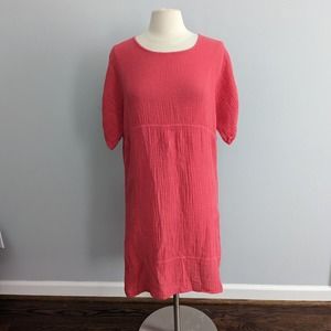 Comfortable Coral Mini Dress